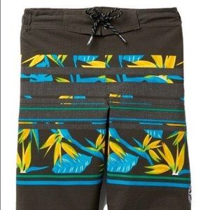 NWT Tony Hawk Paradise Striped Board Shorts